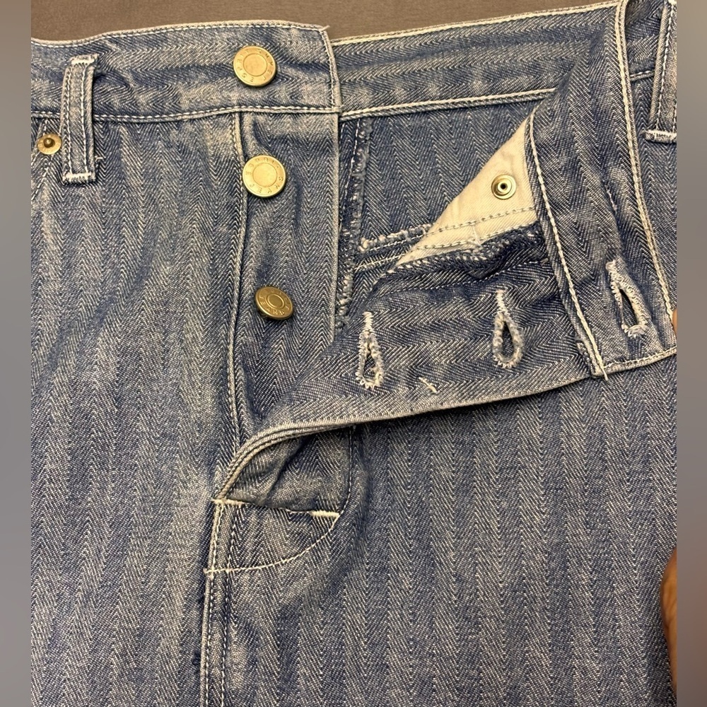 Espirit Women's Vintage HNRY Denim Skirt Size 29 - Picture 7 of 14